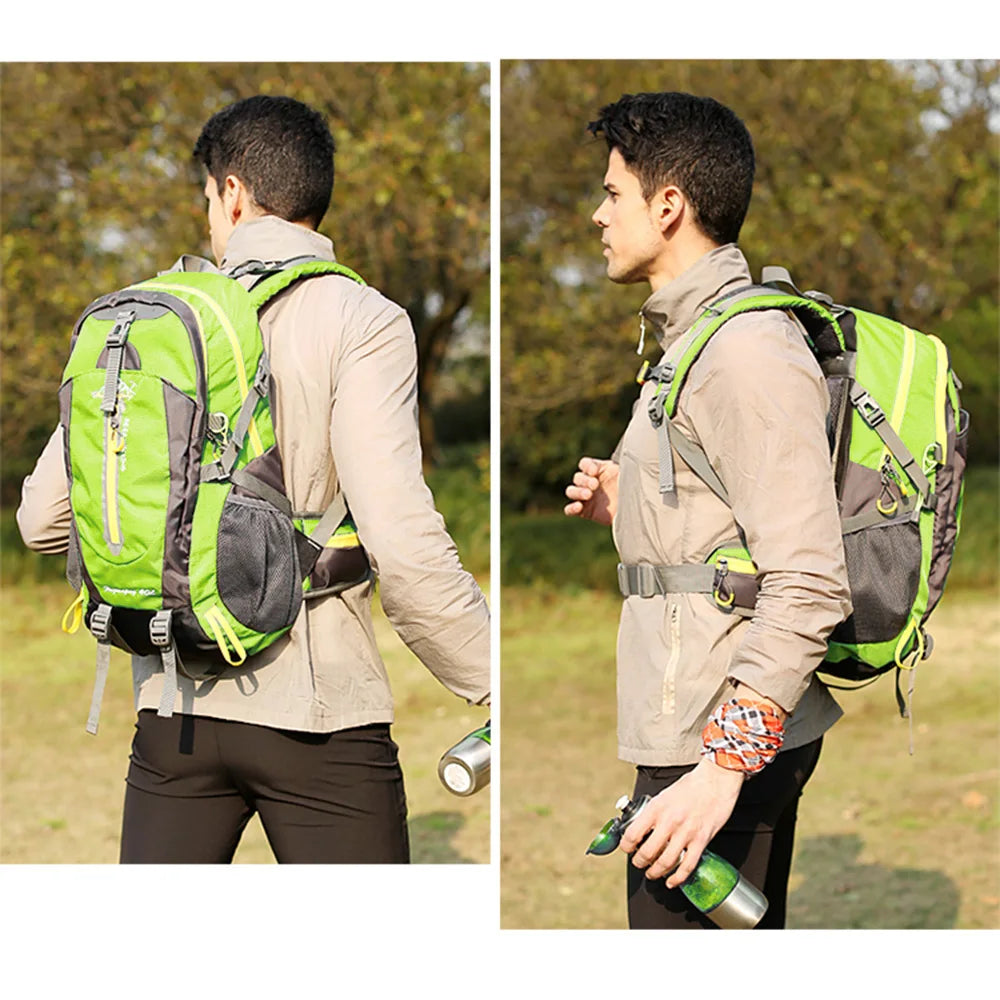 40L Water-Resistant Travel Backpack